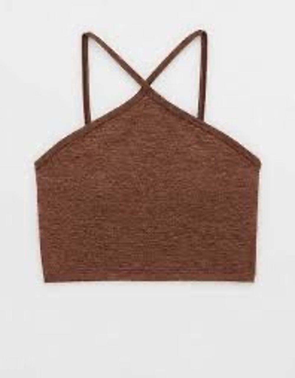 OFFLINE By Aerie The Hugger Longline‎ Racerback Sports Bra Brown Sz XXL